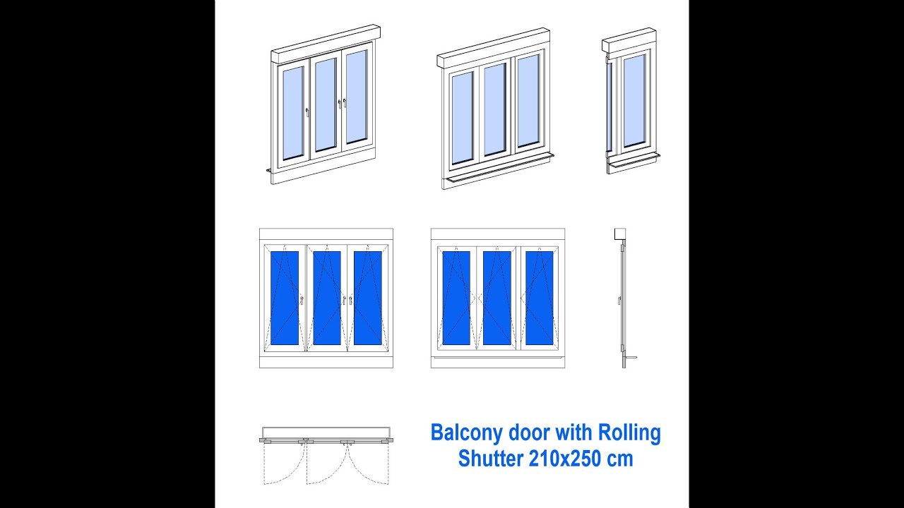 REVIT FAMILY TUTORIAL - THREE PANEL  WINDOW PRESENTATION / REVIT PREZENTACIJA TROKRILNOG PROZORA