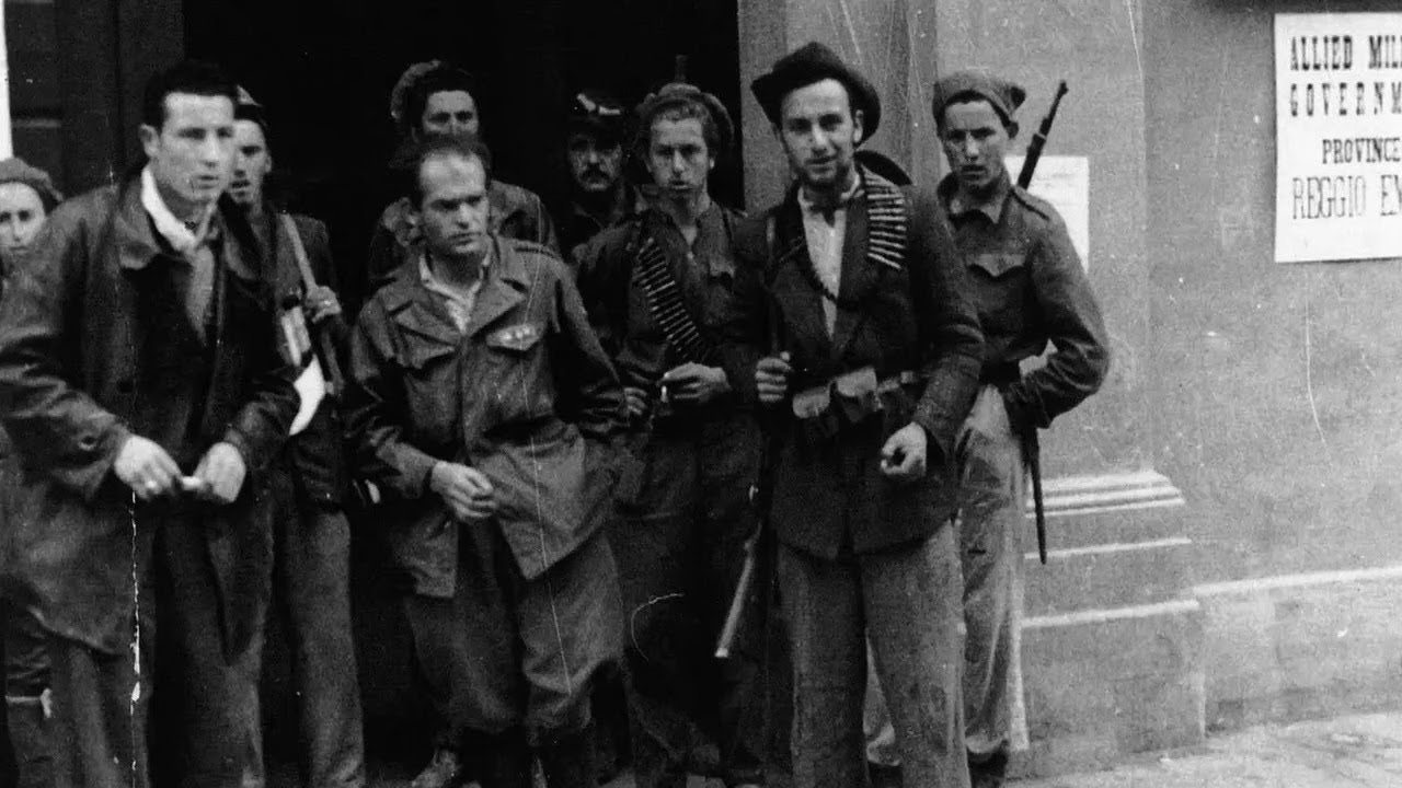 Canzone dei Partigiani Reggiani - White Army, Black Baron (Italian Version) (no intro) (SUB ENG)