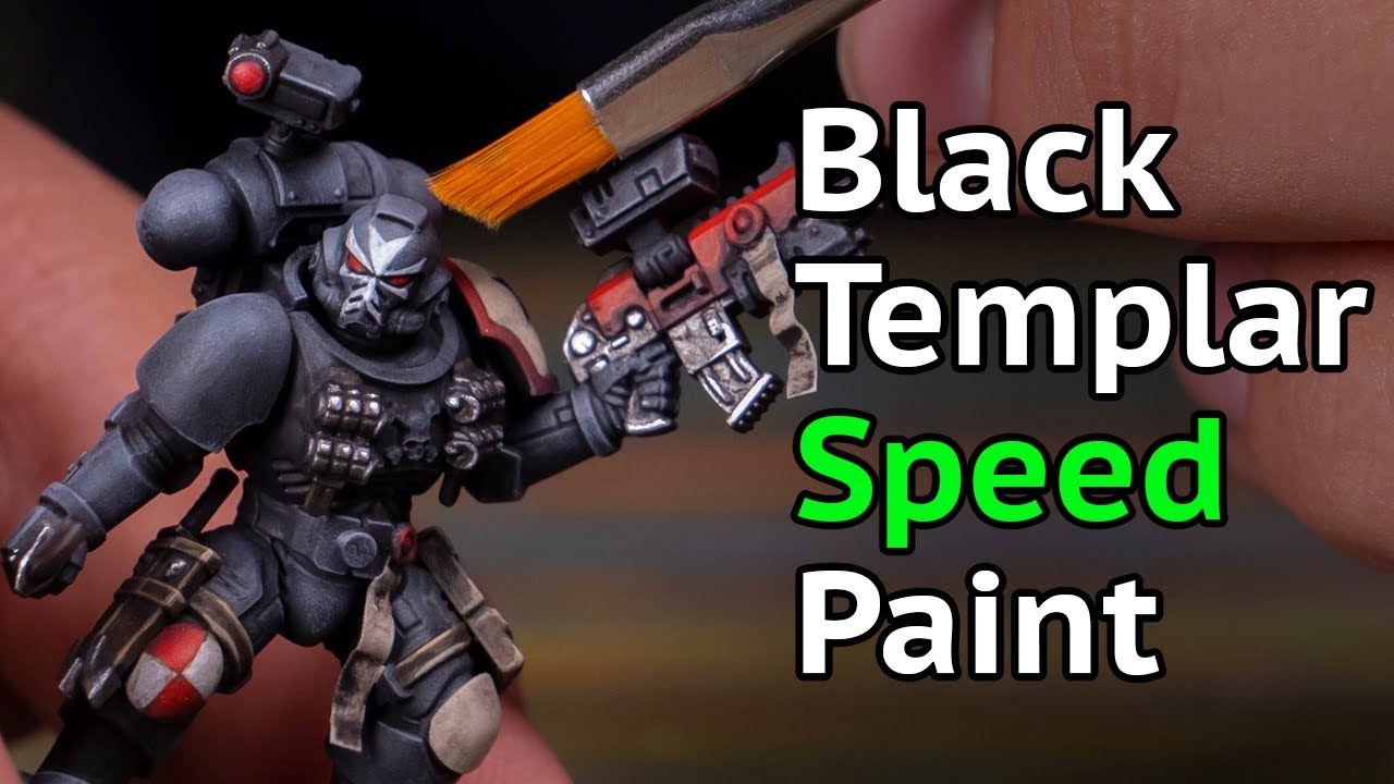 Tacticool Black Templar! SPEED PAINT!