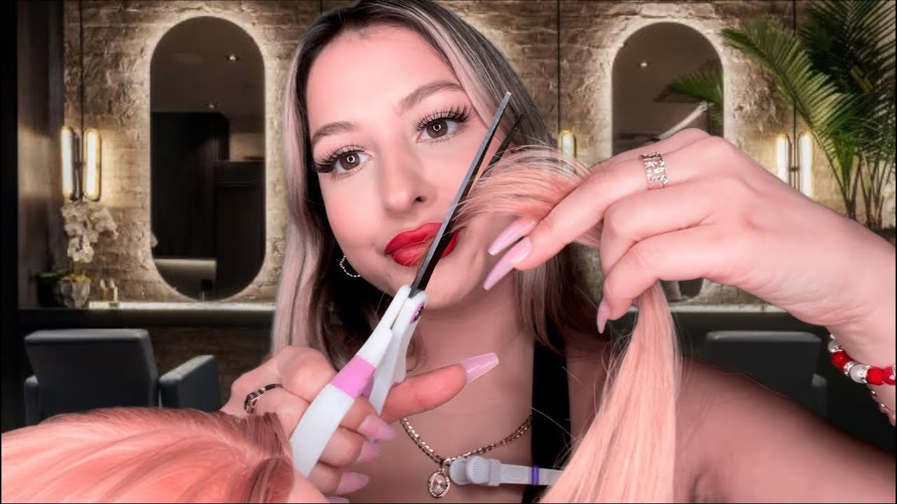 ASMR RUDE парикмахер делает тебе агрессивную стрижку 🙄✂️ *тихий голос + жуёт жвачку*