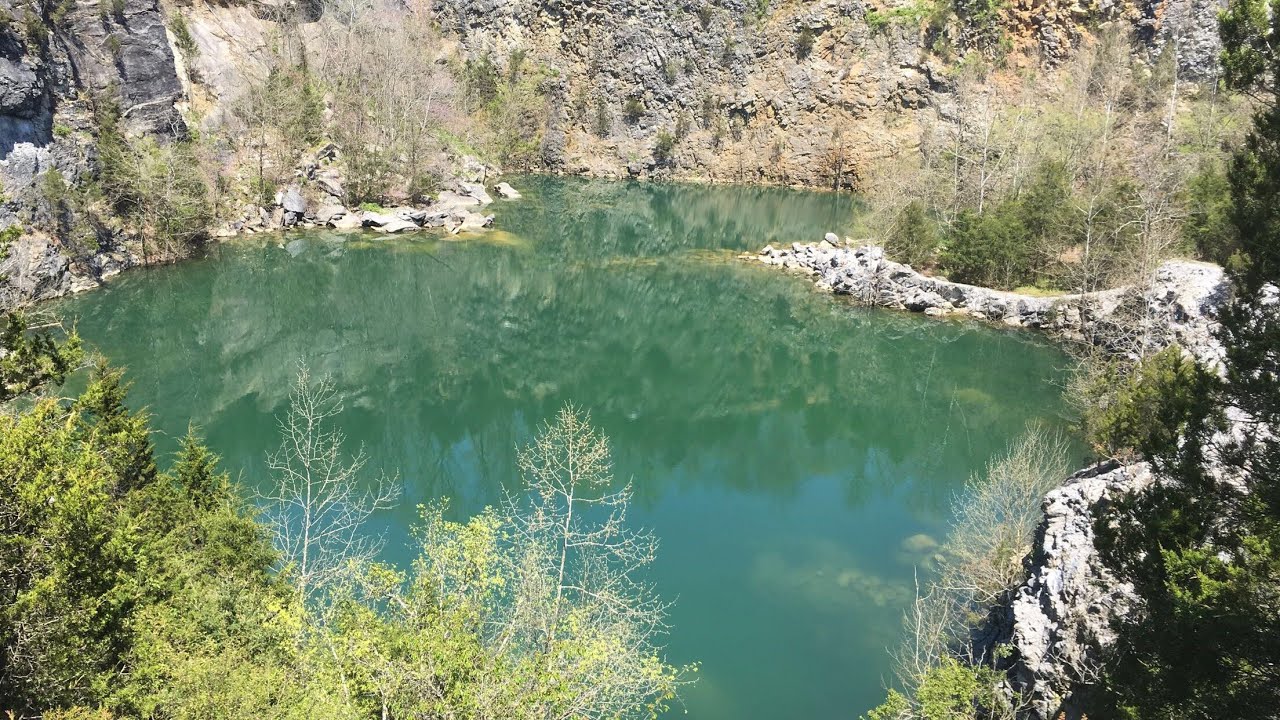 Fishing different ponds and finding a Massive Rock Quarry