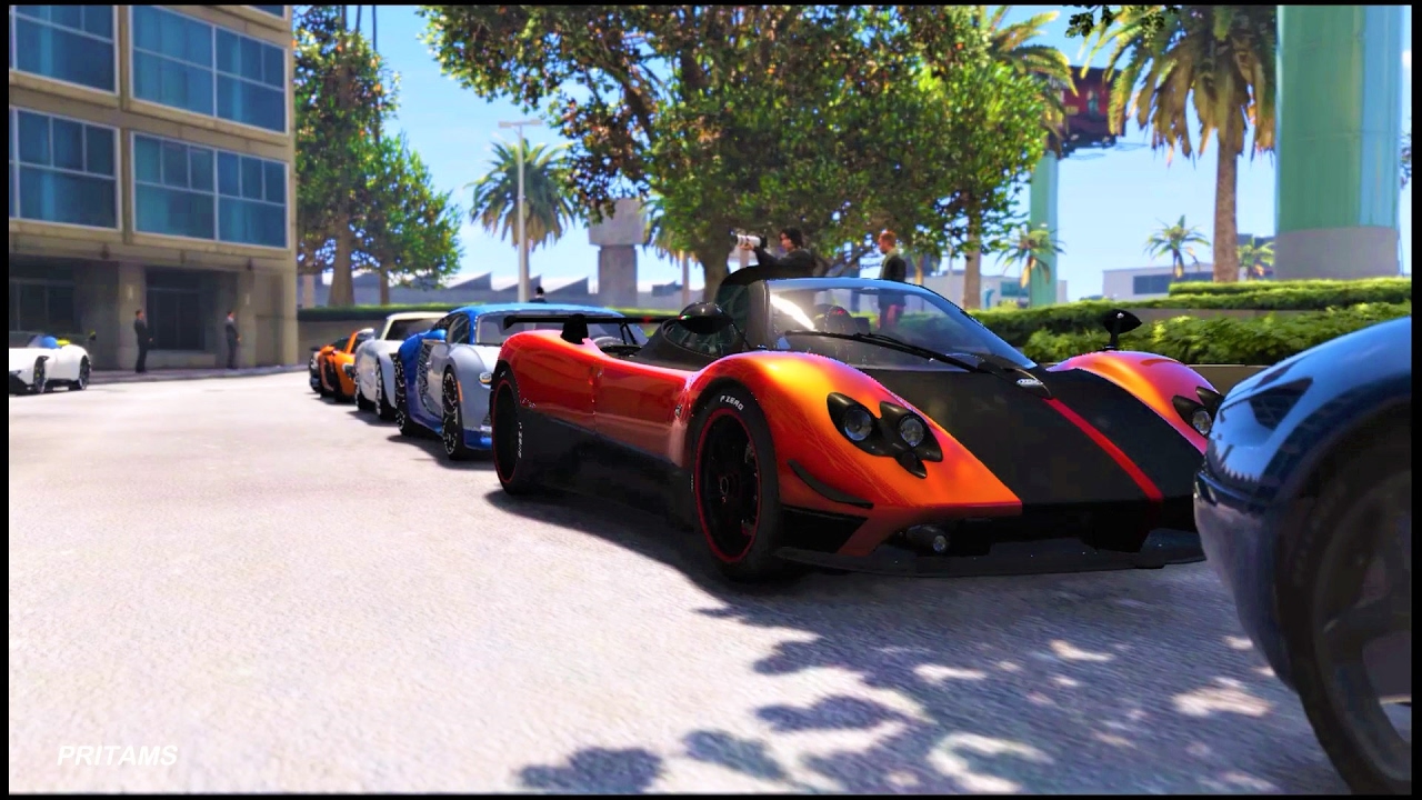 GTA V | EXOTIC SUPERCARS MEET | BILLIONAIRE CARS | DUBAI POLICE | GTA 5 MODS