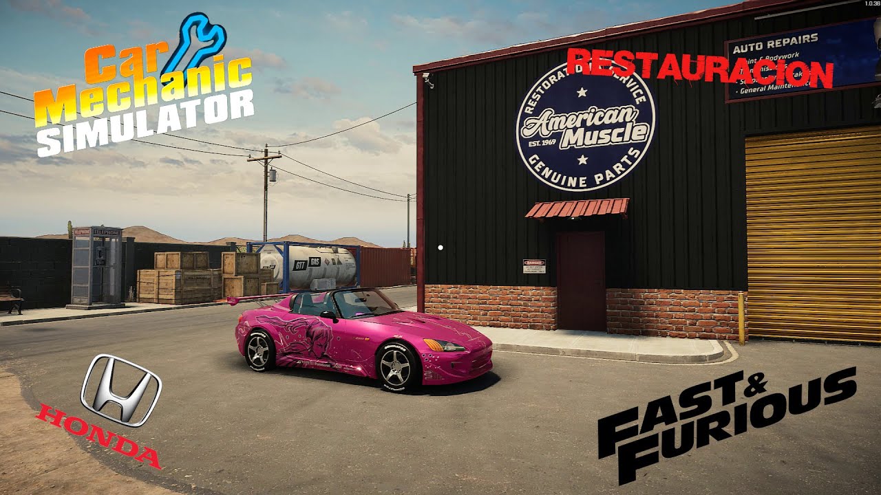 Restaurando el HONDA S2000 de SUKI 'RAPIDO Y FURIOSOS de 382 HP' | Car Mechanic Simulator