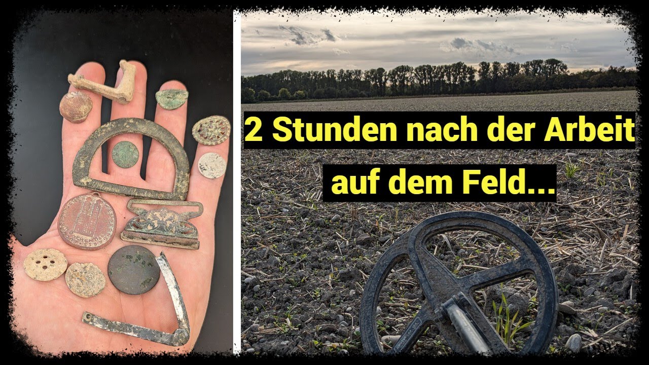 Sondeln in Bayern, Folge.47. 2 Stunden nach der Arbeit auf dem Feld.