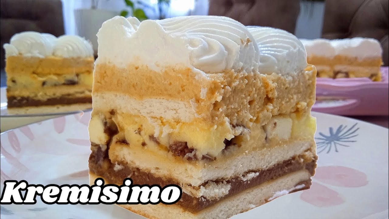 Bez miksera, bez rerne 💥 Za 15 minuta 🔥 KREMISIMO KOCKE - savršen kolač za letnje vrućine