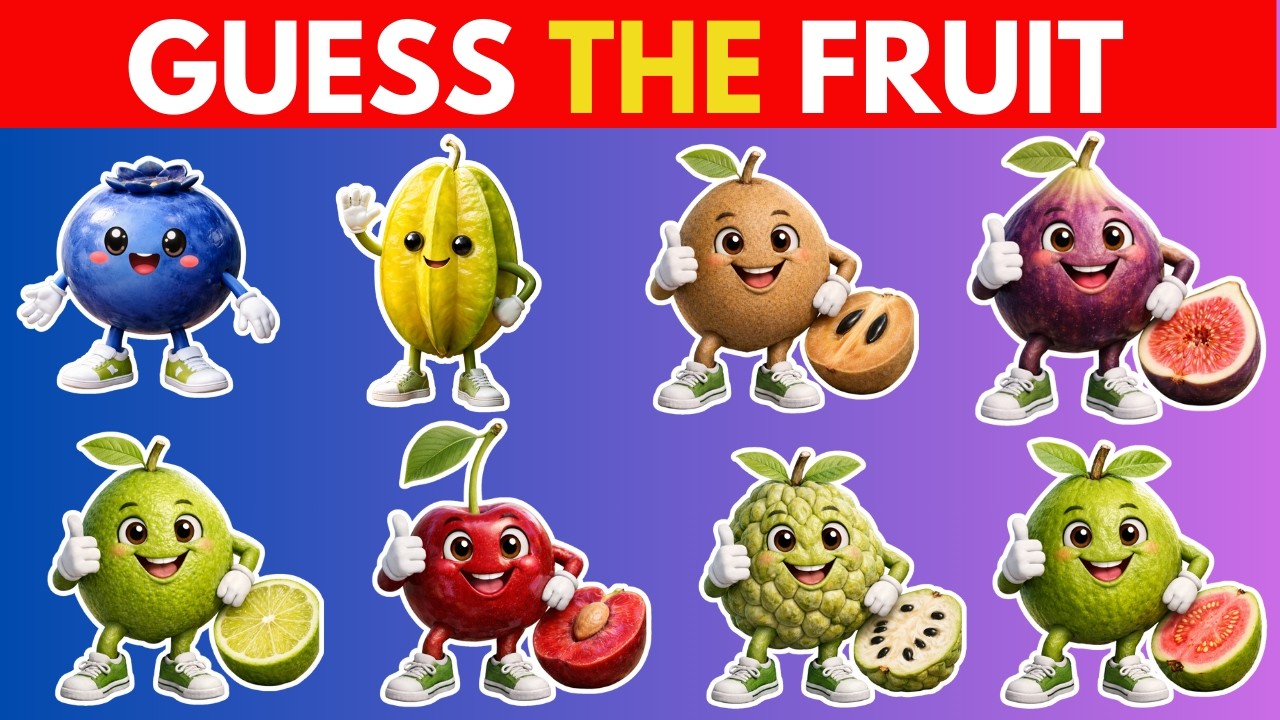Guess The Fruit By Emoji | Fruits Quiz Challenge