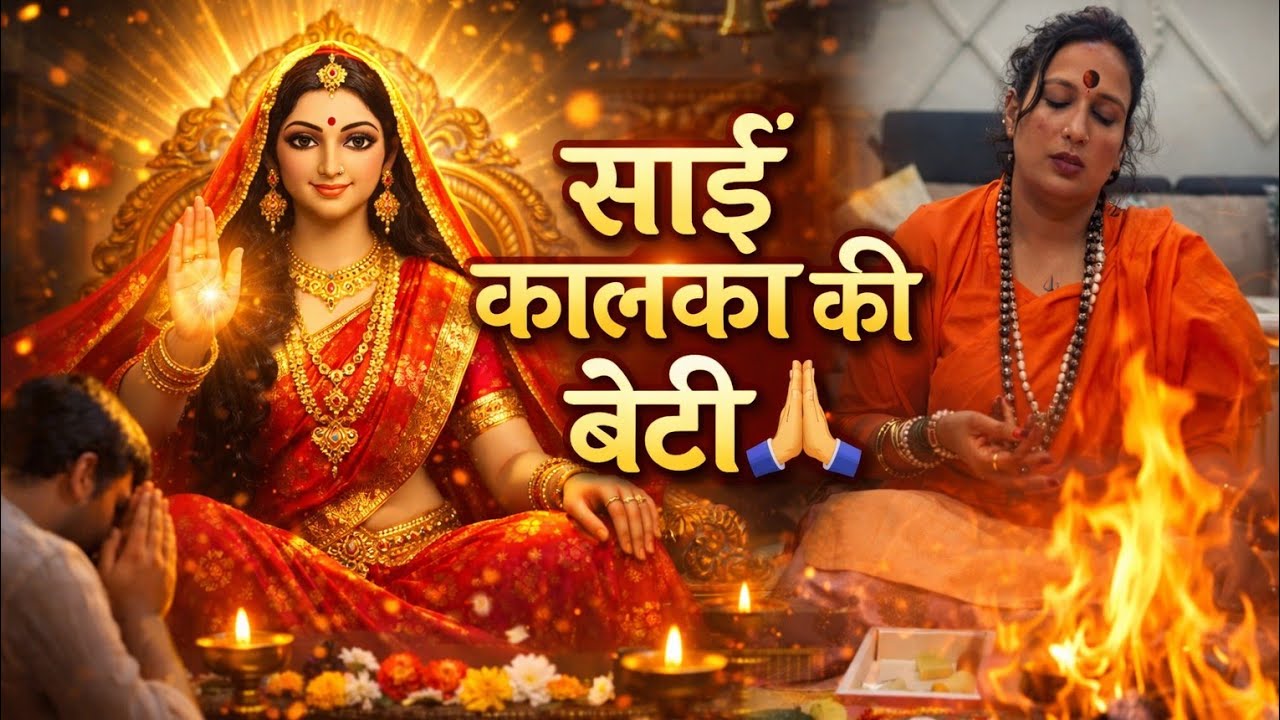 साईं कालका की बेटी बैठी | AI से बना असोला धाम का अनोखा देवी भजन 