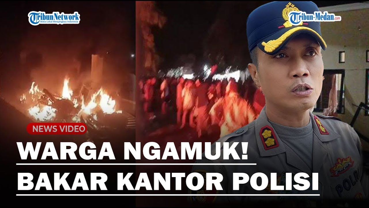 WARGA BAKAR dan Hancurkan Polsek Kayangan Imbas Kasus ASN Bunuh Diri