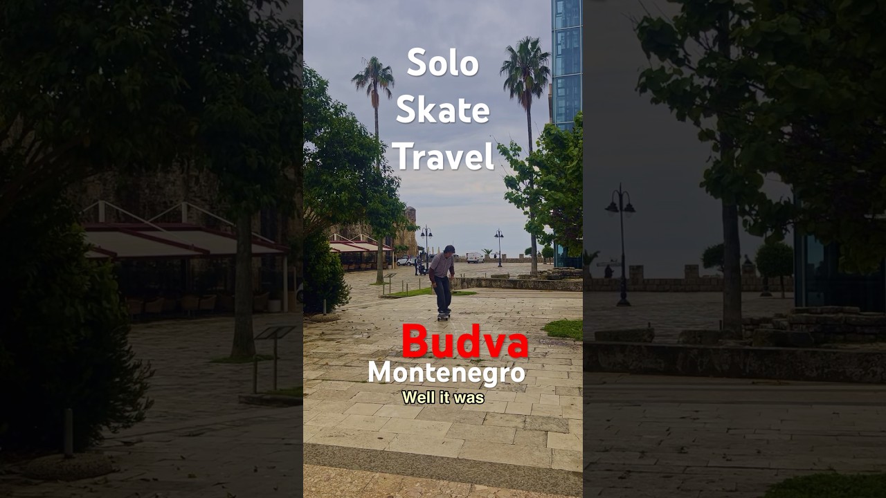 Explored this little gem of a city in Montenegro and even met some local skaters! Would you visit?