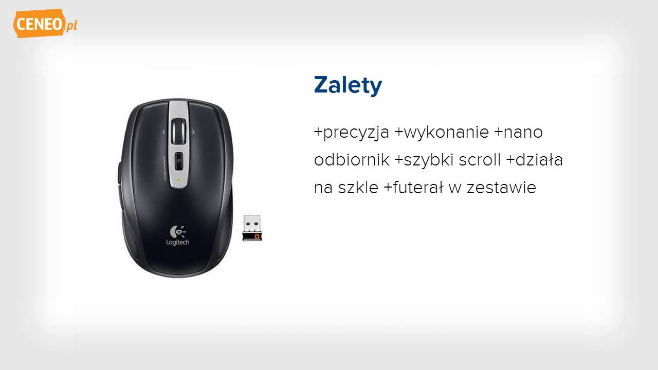 Logitech Anywhere Mouse MX (910-000873) myszka - Ceneo.pl