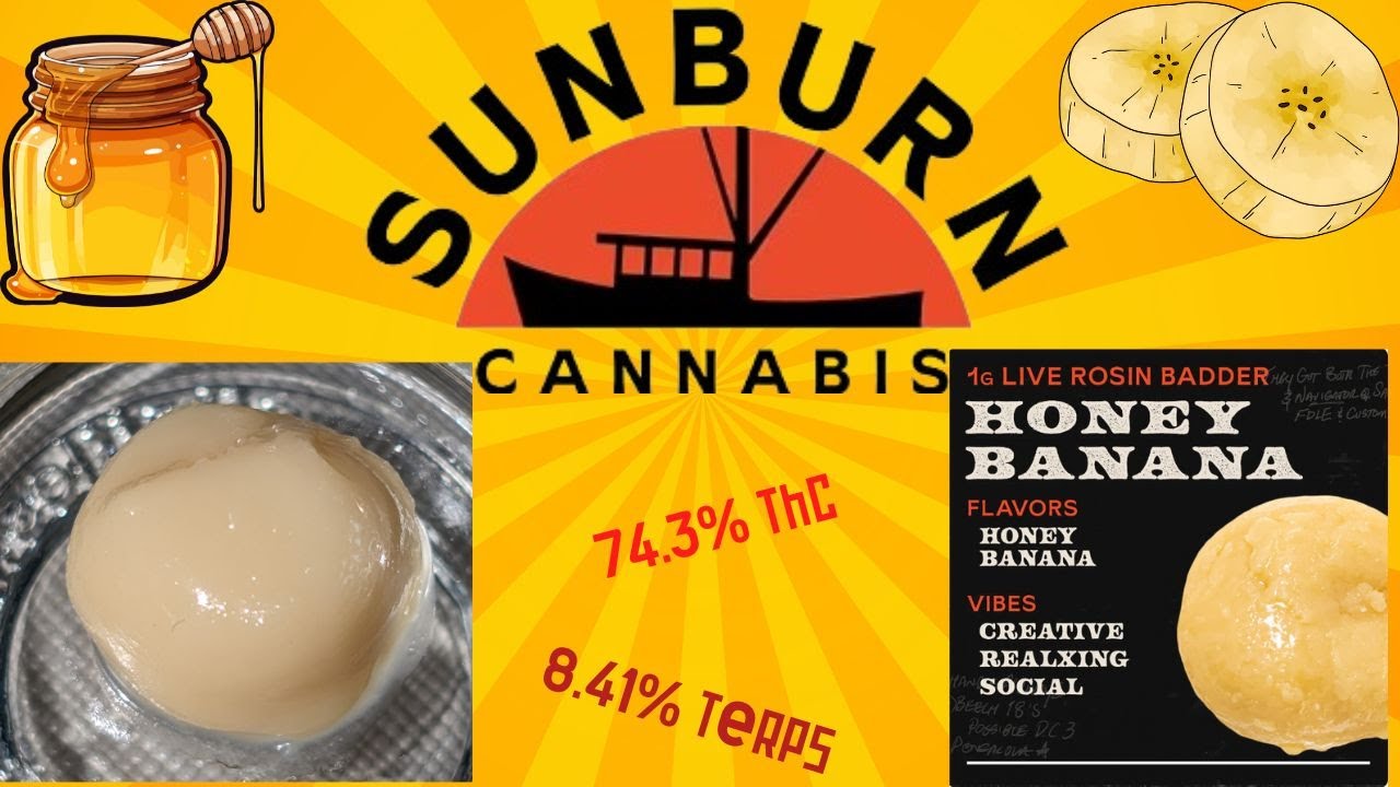 Trying SUNBURN Live Rosin for the 1st time ~ Honey Banana | How does SUNBURN Rosin Stack up in FL?