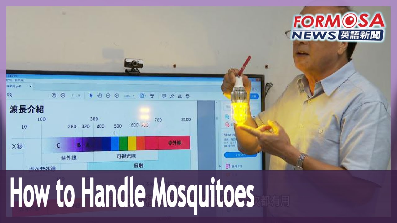 LED lamp claims to repel mosquitoes with special light spectrum