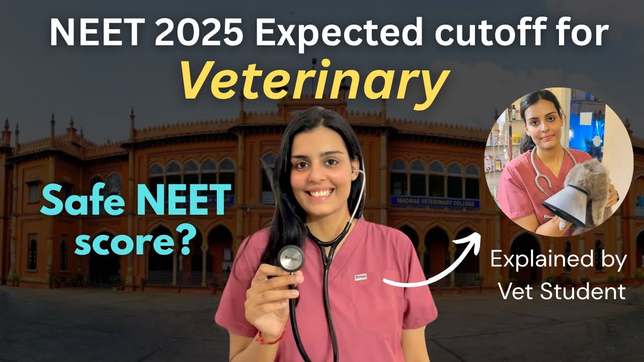 VCI Counselling 2025 Expected Cutoff | Safe NEET Score? #veterinary #vet #new #neet #neetresult