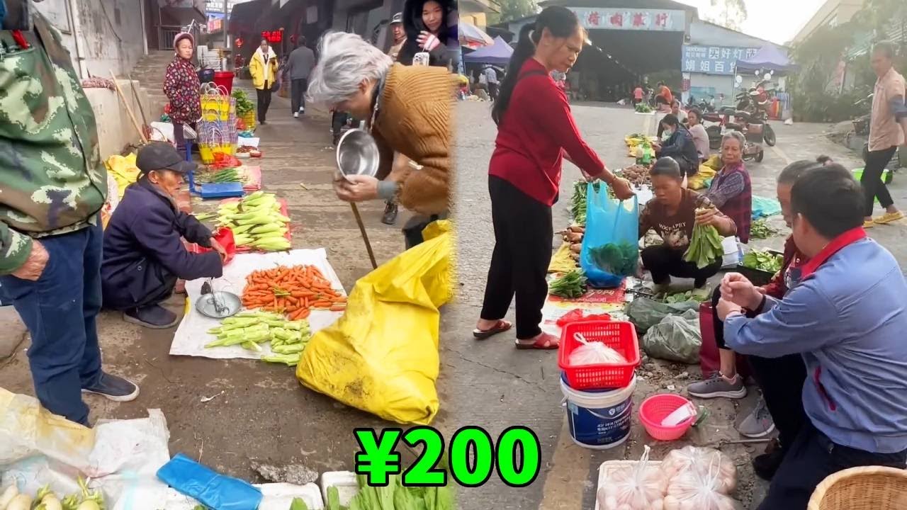 阿義假扮乞丐上街乞討，卻被惡毒大哥拳打腳踢，還好善良大娘幫助了他！ 【阿義走鄉村】#Farm #tour #drama #正能量