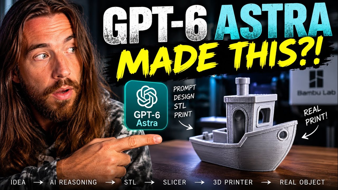 I Made GPT-6 Astra Design a 3D Printable STL&hellip; This Is Getting Insane!!! NOT AI SLOP!!!