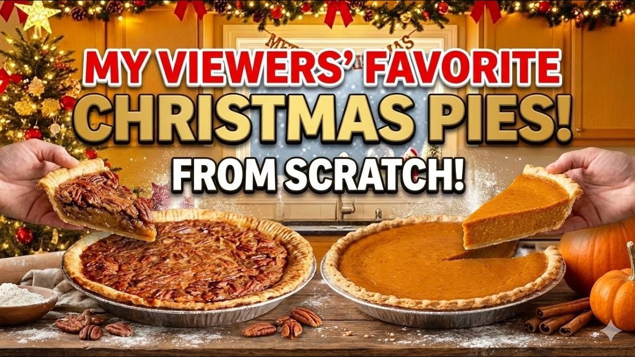 YOUR FAVORITE CHRISTMAS PIES FROM SCRATCH!