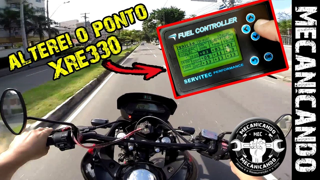XRE 330 🚀 - ALTEREI A REGULAGEM DO PONTO - ANDOU MAIS??? - MECANICANDO