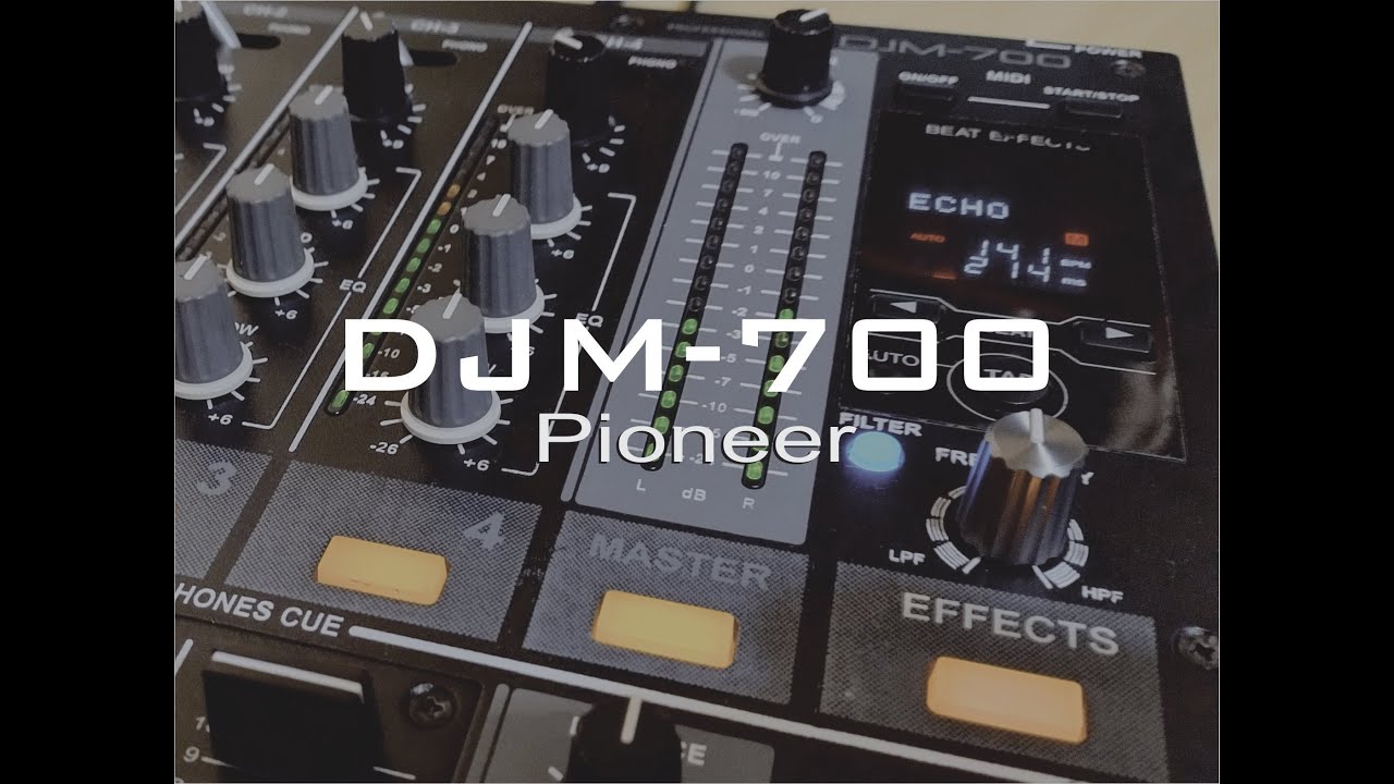 Tudo sobre (16): Mixer DJM-700 Pioneer - by Maicon Louse