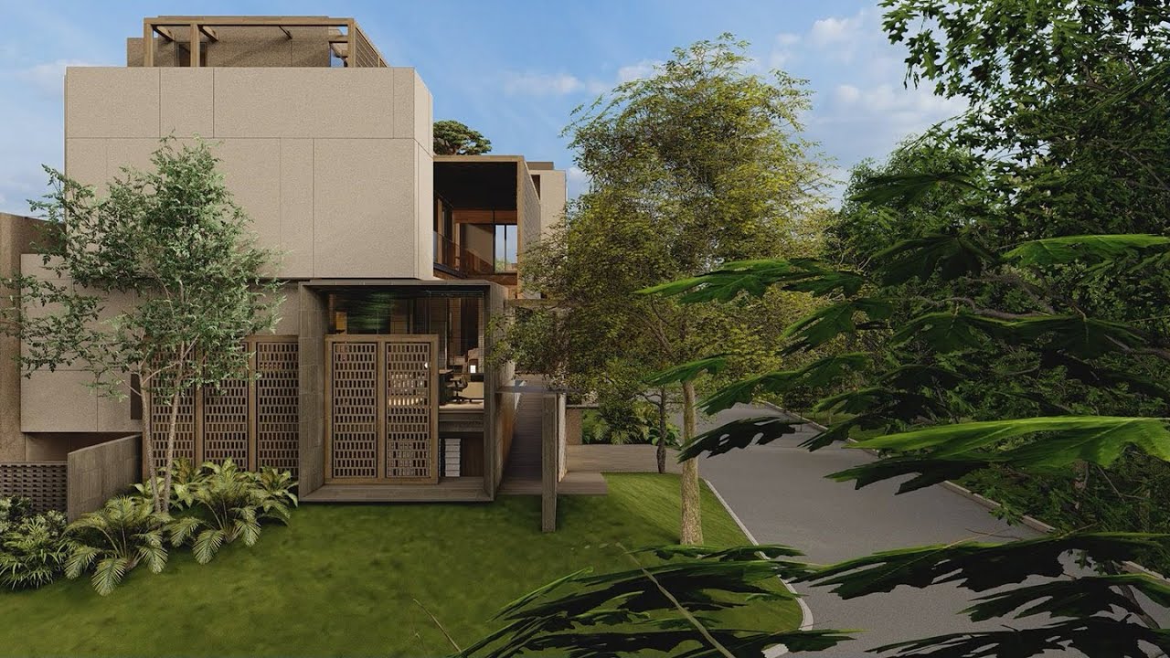 Creating urban sanctuary in the midst of busy city with layering architecture
