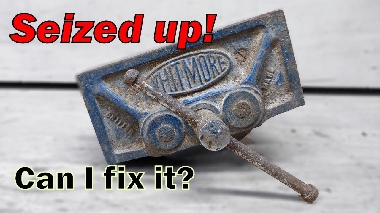 Whitmore Carpenter's Vice Restoration - Rusty, Seized & Neglected!