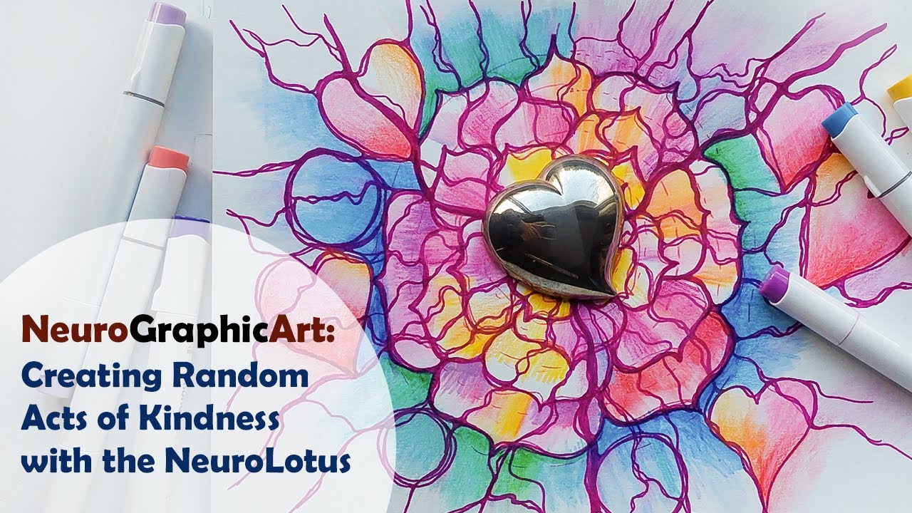 NeuroGraphicArt: Creating Random Act of Kindness with the NeuroLotus