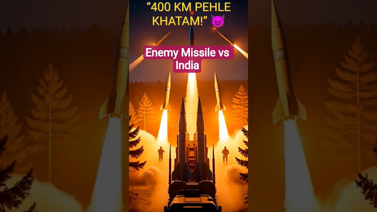 Enemy Missile vs India S-400 💥 Result shocking