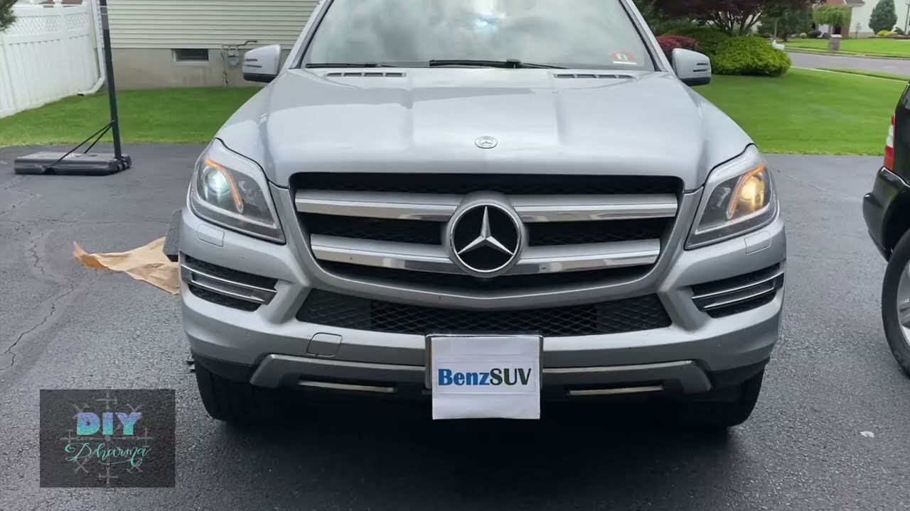 Видеоинструкция по самостоятельной установке светодиодных ламп H7 в Mercedes GL Class, X166. Auxi...