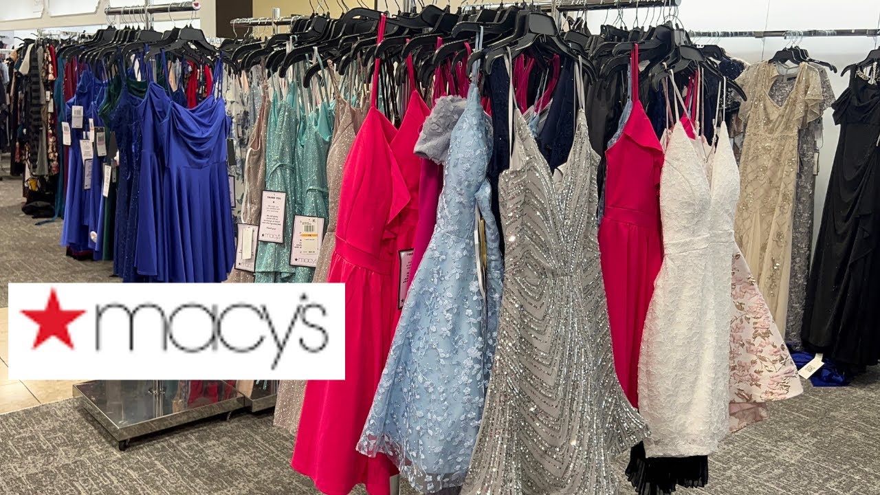 MACY’S LONG DRESSES *SHOP WITH ME