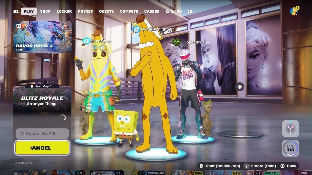Fortnite Blitz Royal Stranget Things | Banana Squad 🍌