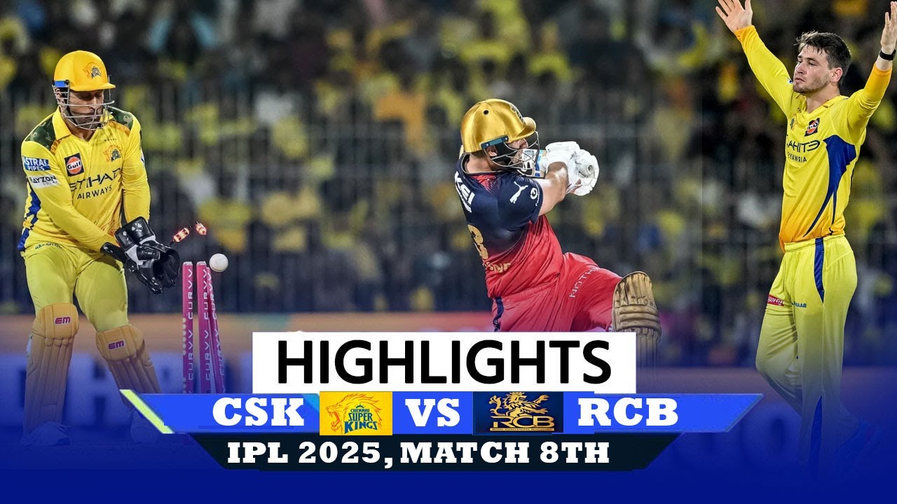 CSK vs RCB IPL 2024 Highlights: Chennai vs Bangalore Highlight | CSK vs RCB Full Match Highlights
