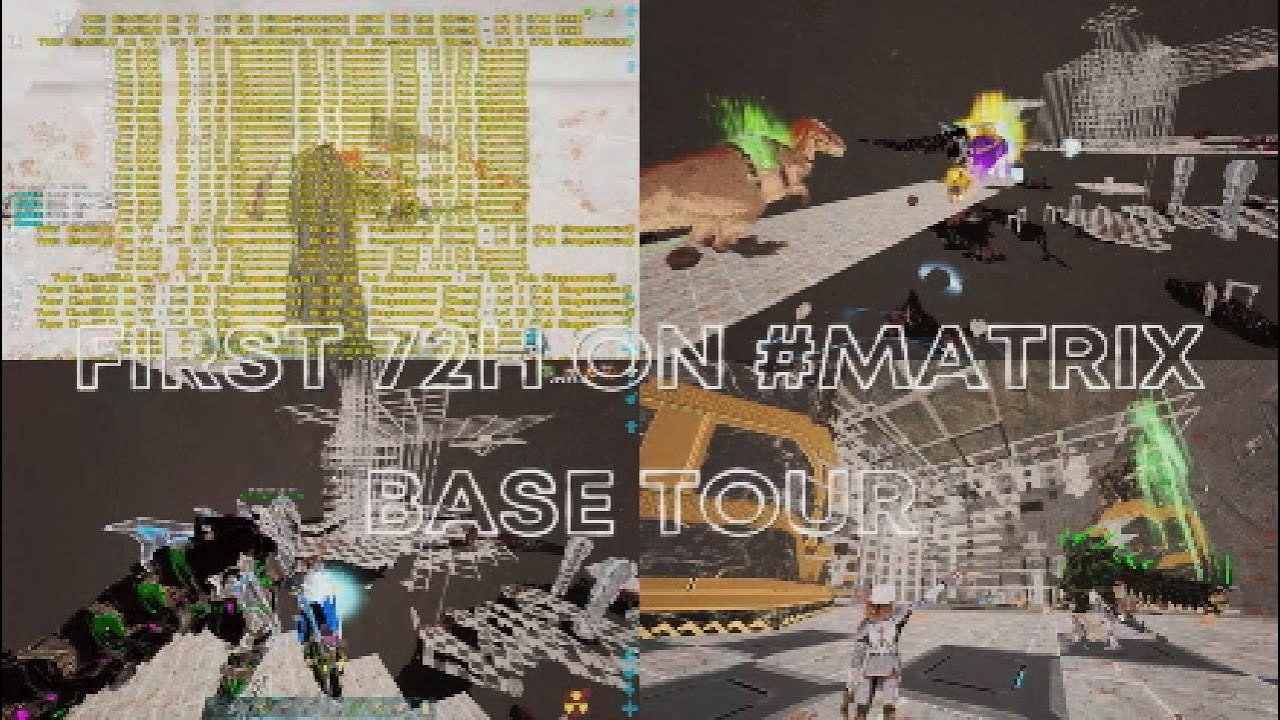 First 72h On #MATRIX | Claiming Rad Surface + Wiping Bases | MV BASE TOUR l ARK PS5 PVP | #KNIGHTS