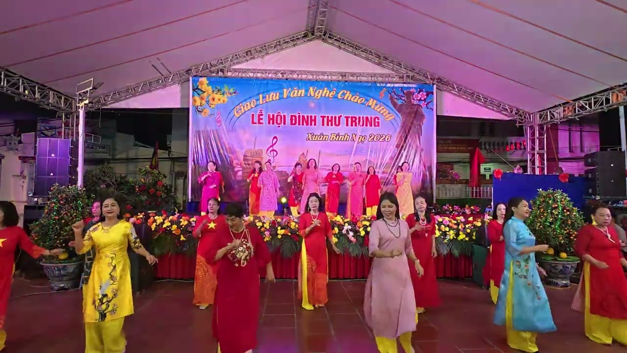 Tết bình an ,Mừng lễ hội làng  năm 2026 ,CLB dân vũ  Thư Trung 