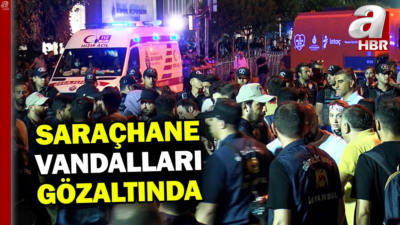 Saraçhane'deki skandal mitinge tepki yağdı! 42 kişi gözaltına alındı | A Haber