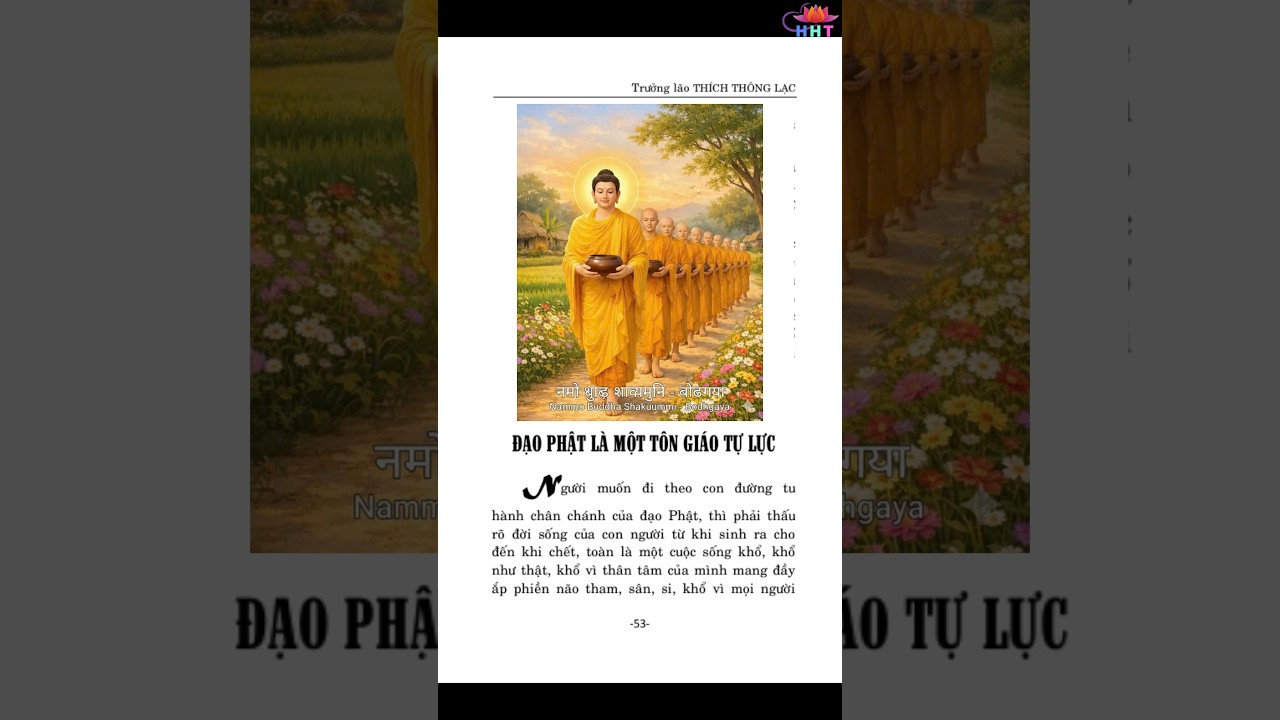 ĐẠO PHẬT LÀ MỘT TÔN GIÁO TỰ LỰC