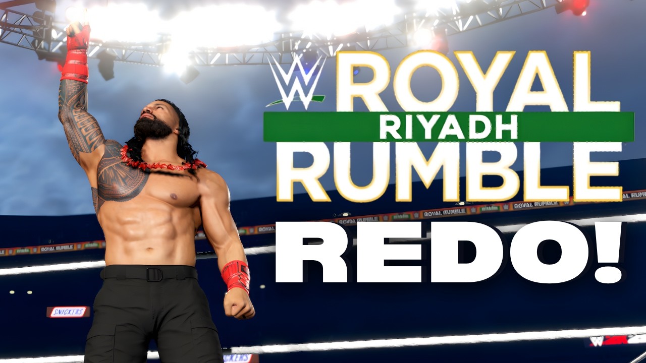 Fixing The 2026 Royal Rumble In WWE 2K25… (VOD)