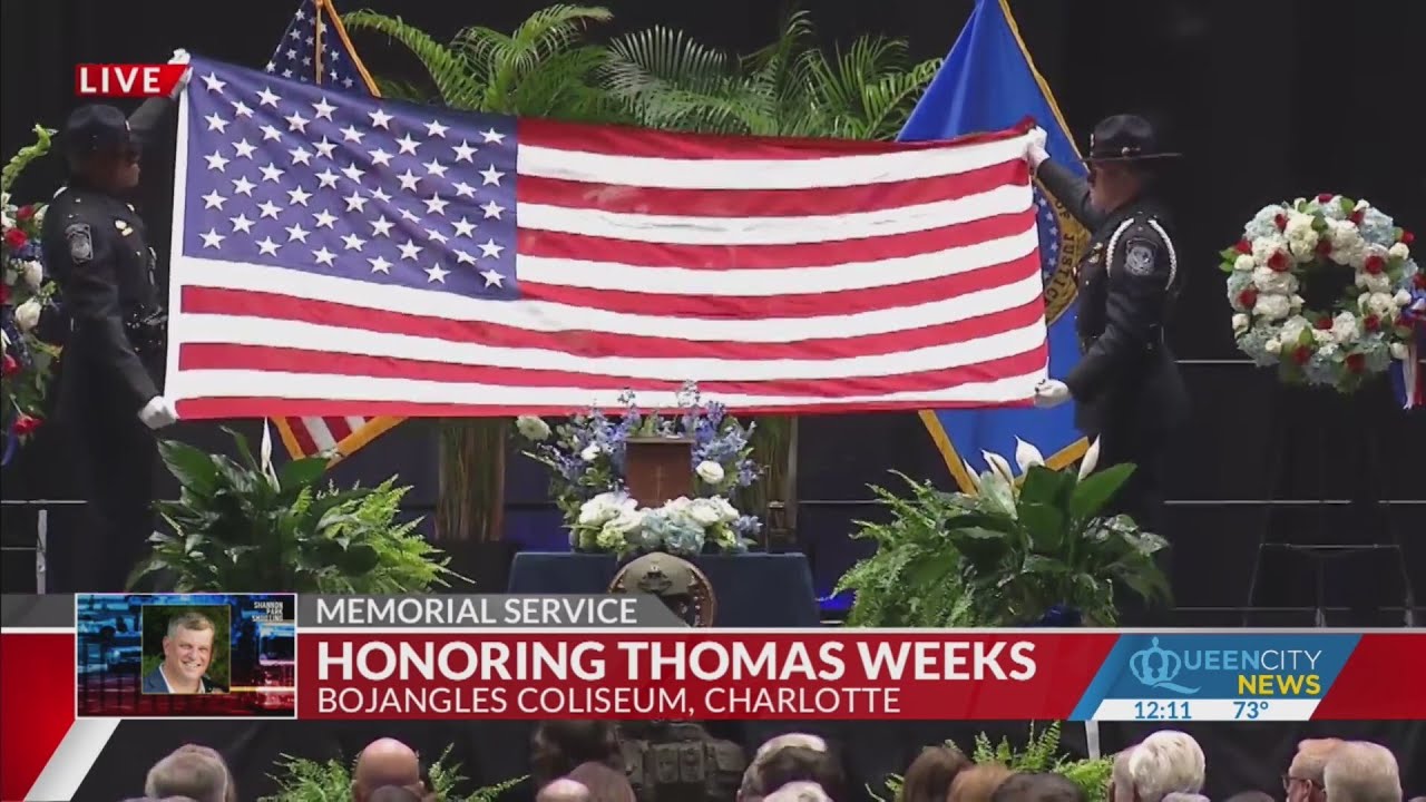 Memorial Service for fallen Deputy US Marshal Thomas Weeks