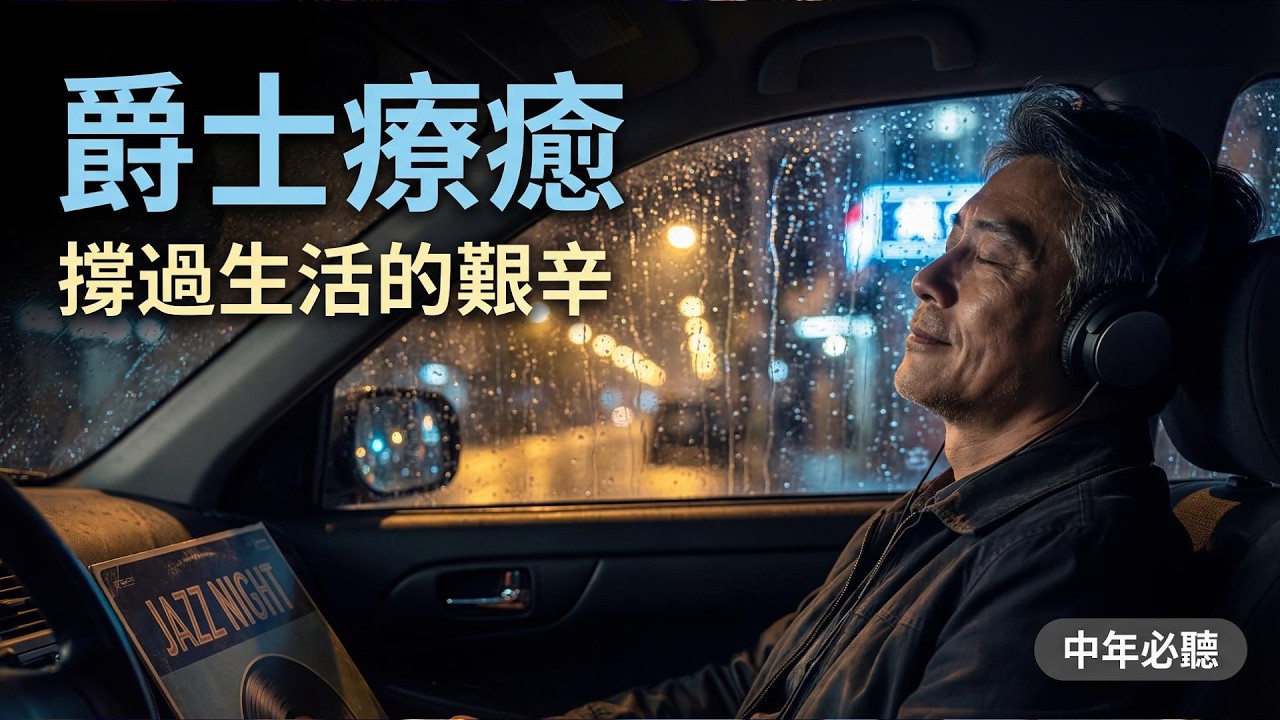撐過生活的艱辛，靠這首爵士療癒｜台灣中年必聽的放鬆歌單#爵士音樂 #中年男人療癒 #台灣男性放鬆 #生活壓力紓解