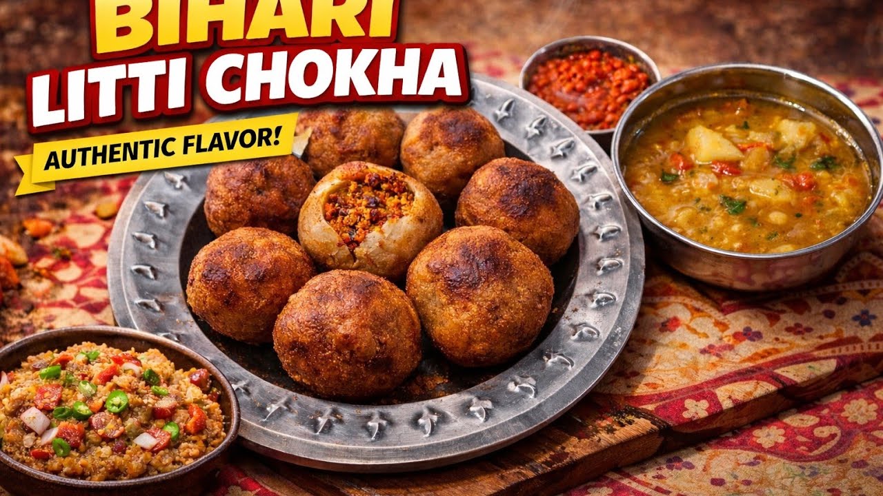 Litti sabji recipe 