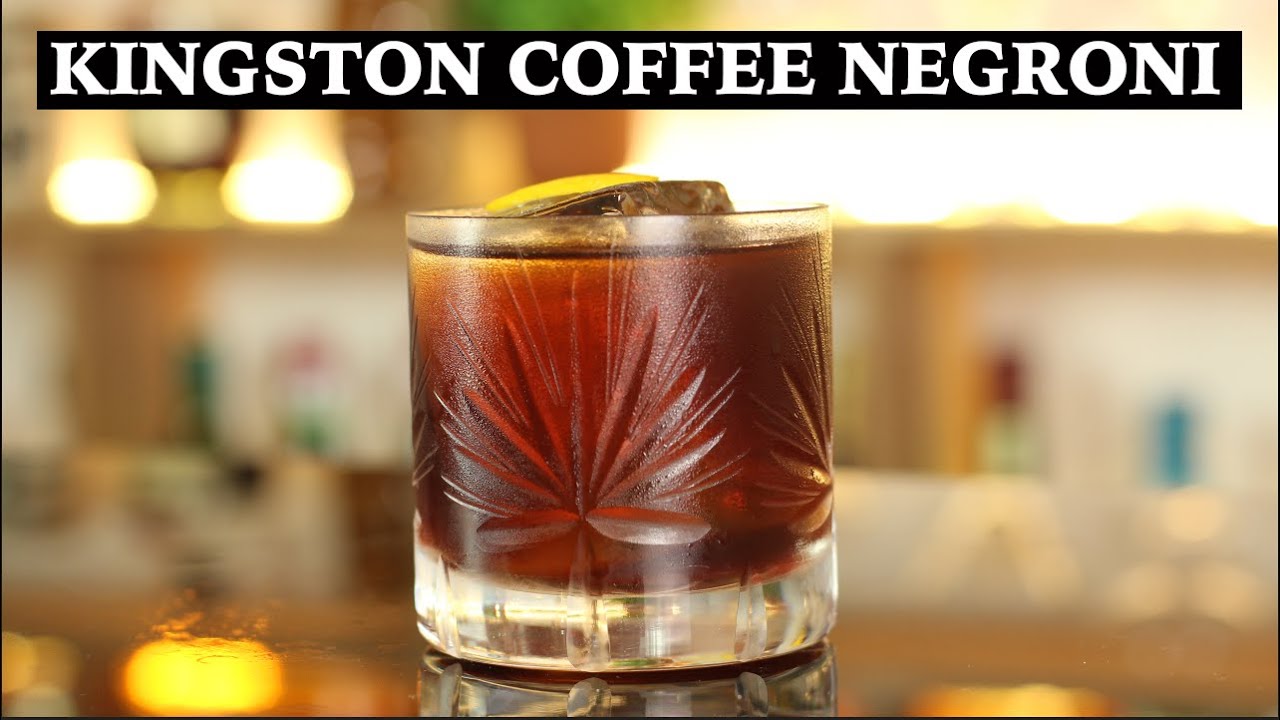 Kingston Coffee Negroni Receita com Rum e Campari