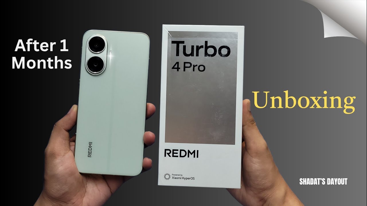 Распаковка Redmi Turbo 4 Pro, личный опыт использования спустя месяц (зелёный)