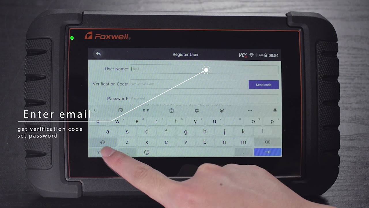 How to register and update Foxwell NT809