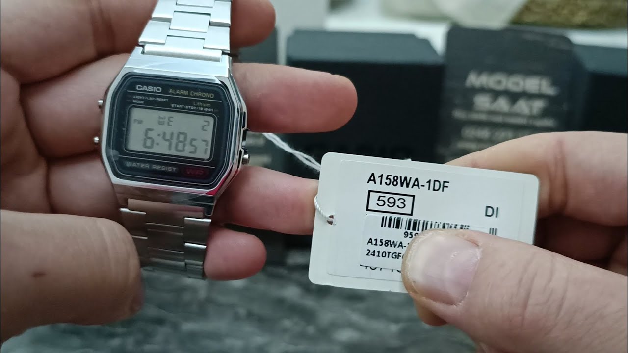 casio saat ayarı RETRO CASIO A158WA SAAT AYARI CASIO A158WA WATCH SETTING