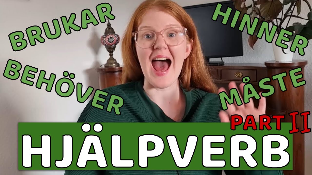 Stop making THIS mistake with Swedsh Auxiliary verbs (Hjälpverb) - Part 2