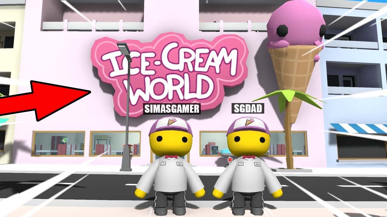 РАБОТАЮ В IC-CREAM WORLD И СТАНУ ОЧЕНЬ БОГАТЫМ В ШАТКОЙ ЖИЗНИ!!! (SimasGamer и SgDad)