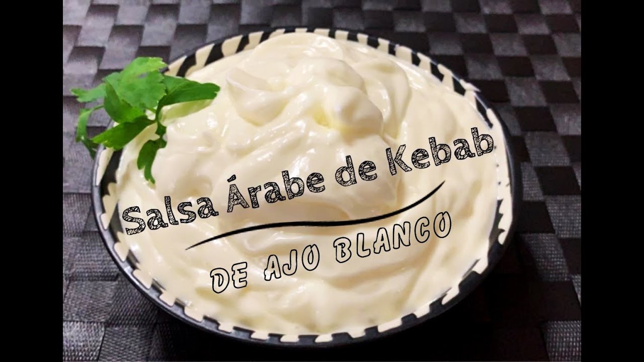 SALSA DE AJO BLANCA ARABE | GARLIC SAUCE WHITE ARABE