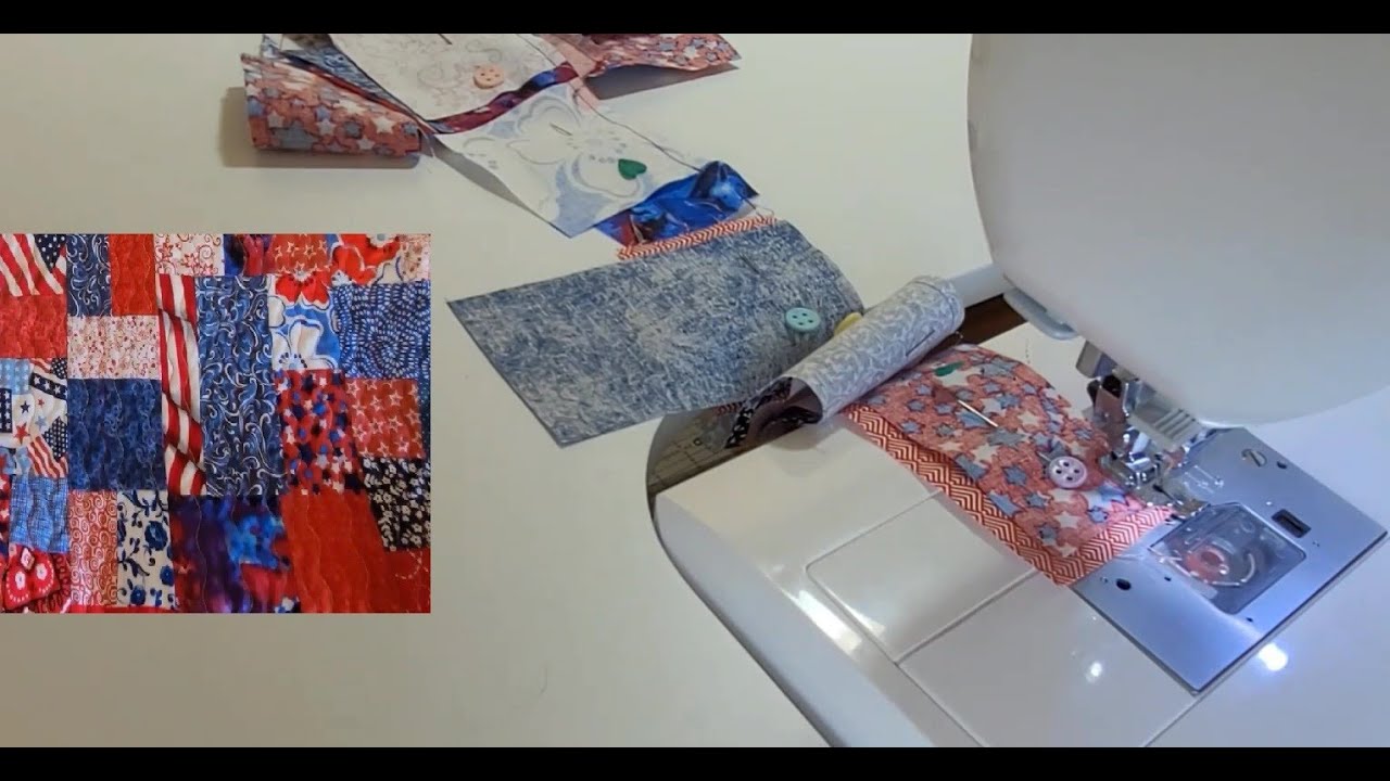 Как сшить крошки (лоскутки) между собой