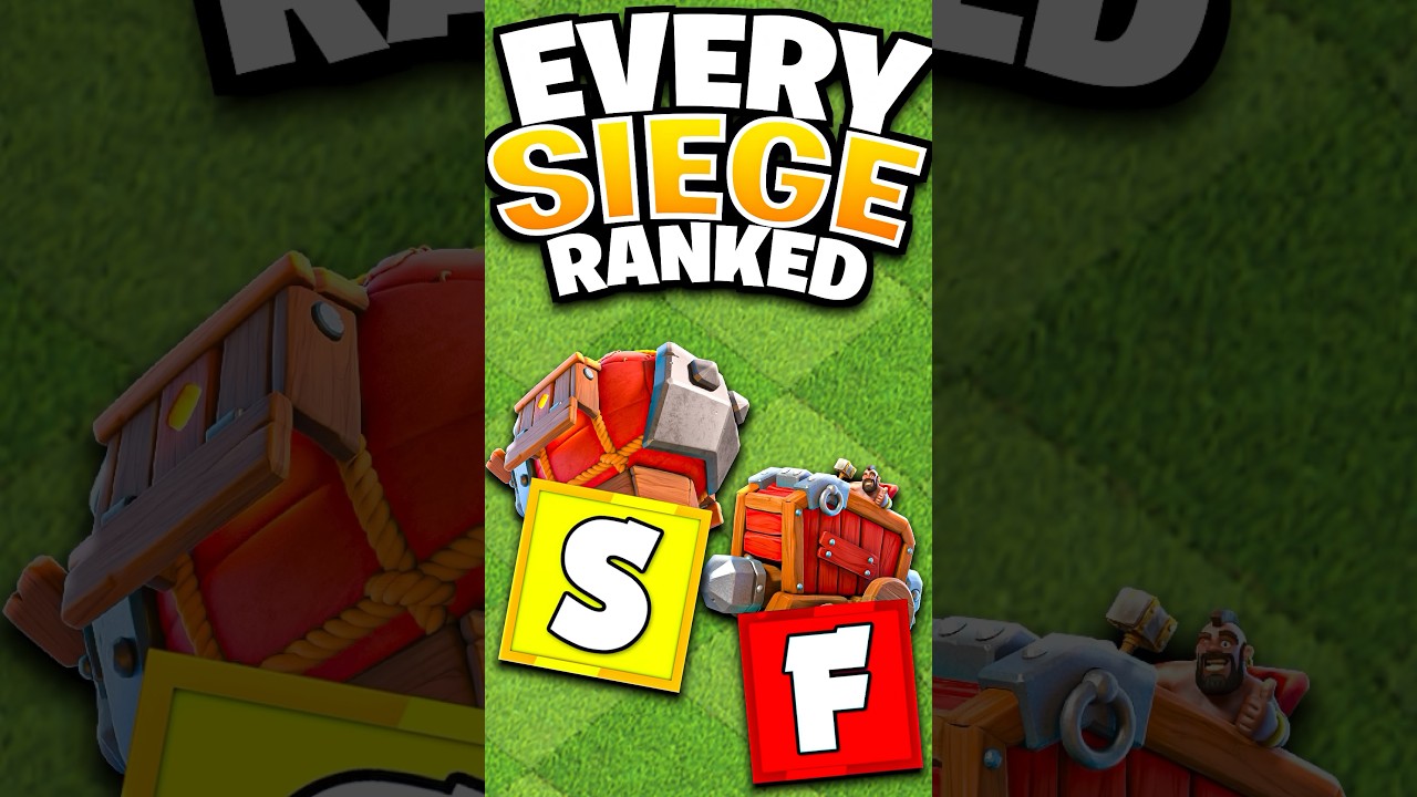 Ranking EVERY Siege Machine from WORST to BEST!