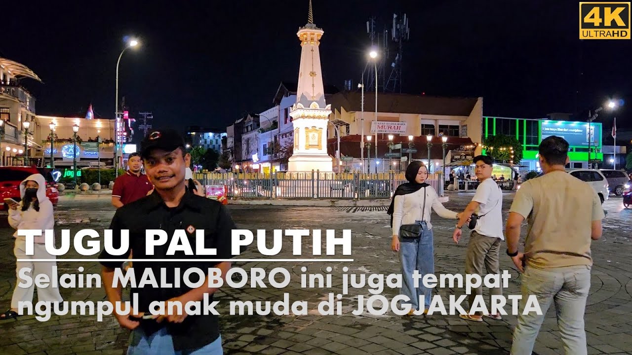 Walking around TUGU PAL PUTIH YOGYAKARTA to TUGU STATION JOGJAKARTA cuma 1KM ❗Stasiun Tugu Jogja