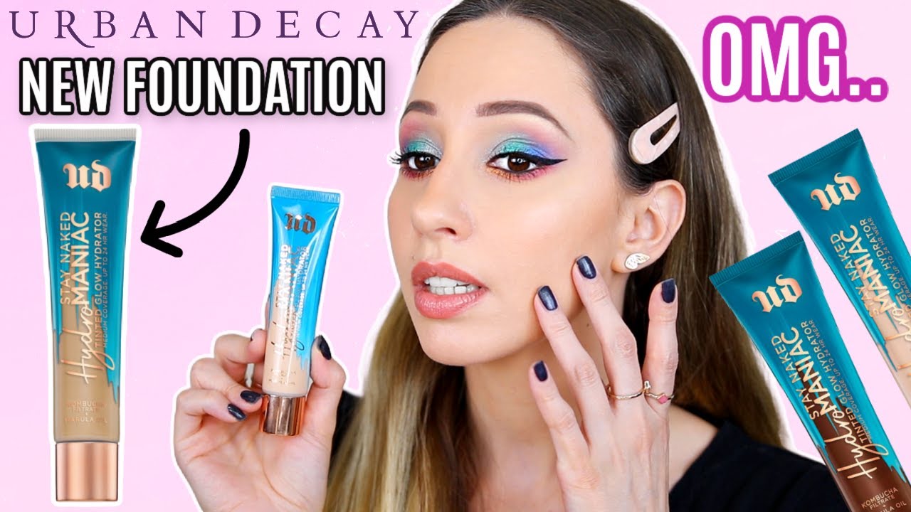 Urban Decay Hydromaniac Foundation - 10H Wear Test & Review on DRY skin (The best hydrating?!)
