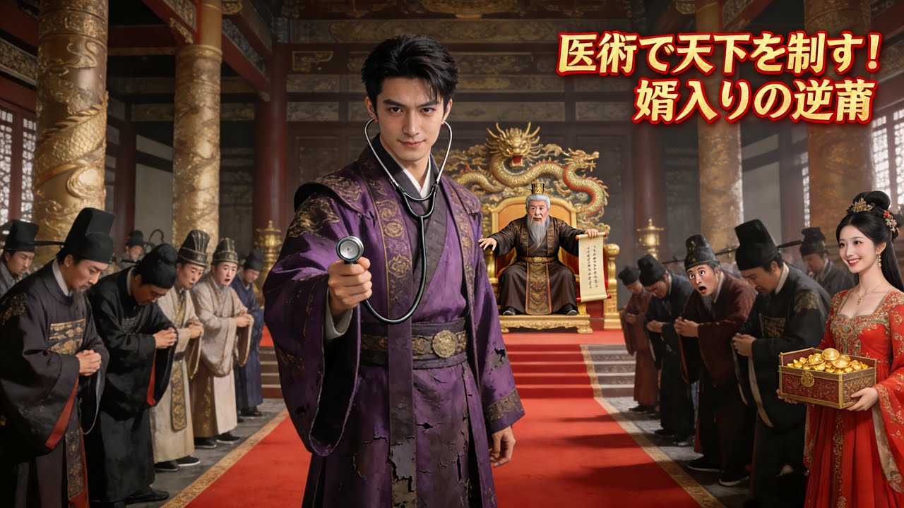 殴られれば現代に帰れる！蔑まれた婿入りが現代医術で古代を席巻、皇帝から 500 万両をゲットしたら妻まで現代に連れてきた！#230820cdB2